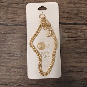 T.J.Maxx Gold Chain Phone Charm